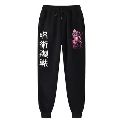 2025 Men's and women's sports pants Japanese anime Jujustu Kaisen printed jogging pants casual pants fitness exercise pants