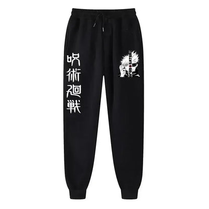 2025 Men's and women's sports pants Japanese anime Jujustu Kaisen printed jogging pants casual pants fitness exercise pants