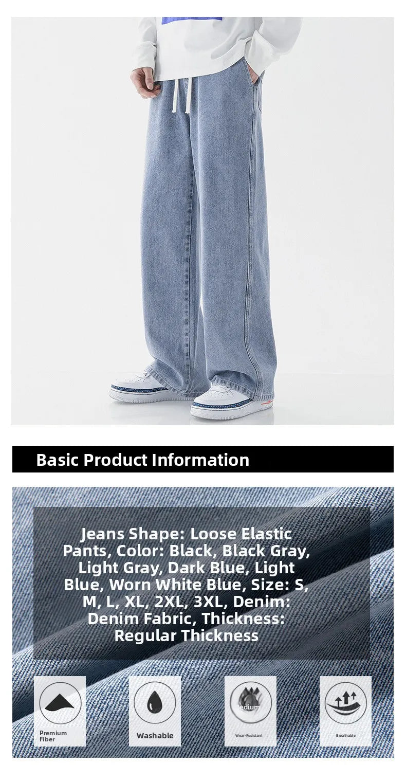 Atta on Titan Jeans Casual Loose Fit mid Waist Denim Pants for Men And Women Teenage And Youth Sle Hipster Boy