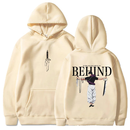 Jujutsu Kaisen Anime Hoodies Men Women Fushiguro Toji Manga Hooded Pullover Gothic Sweatshirts Hip Hop Streetwear Men's Clothing