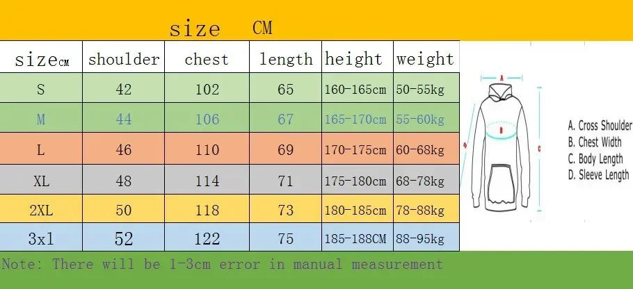 Anime and manga printed hoodies for men and women, hooded pullovers for spring and autumn, comfortable sportswear tops