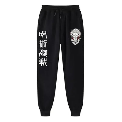 2025 Men's and women's sports pants Japanese anime Jujustu Kaisen printed jogging pants casual pants fitness exercise pants