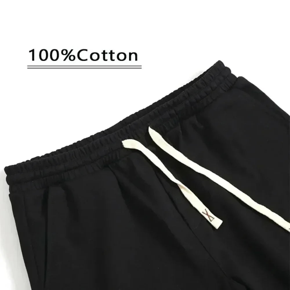 ONE PIECE Anime Luffy Peripheral Printed Cotton Shorts 2025 Korean Summer Men's Daily Loose Sports Breathable Pants