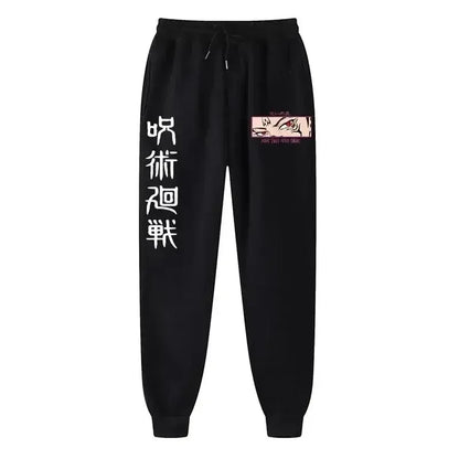 2025 Men's and women's sports pants Japanese anime Jujustu Kaisen printed jogging pants casual pants fitness exercise pants