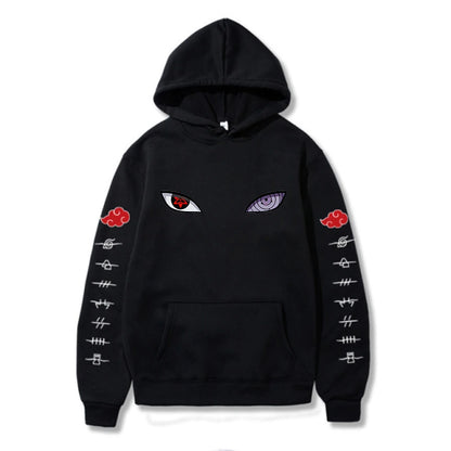 Naruto Akatsuki Cloud Hoodie Unisex Fashion Printed Pullover Autumn & Winter Comfortable Streetwear Best Selling Hip Pop Top