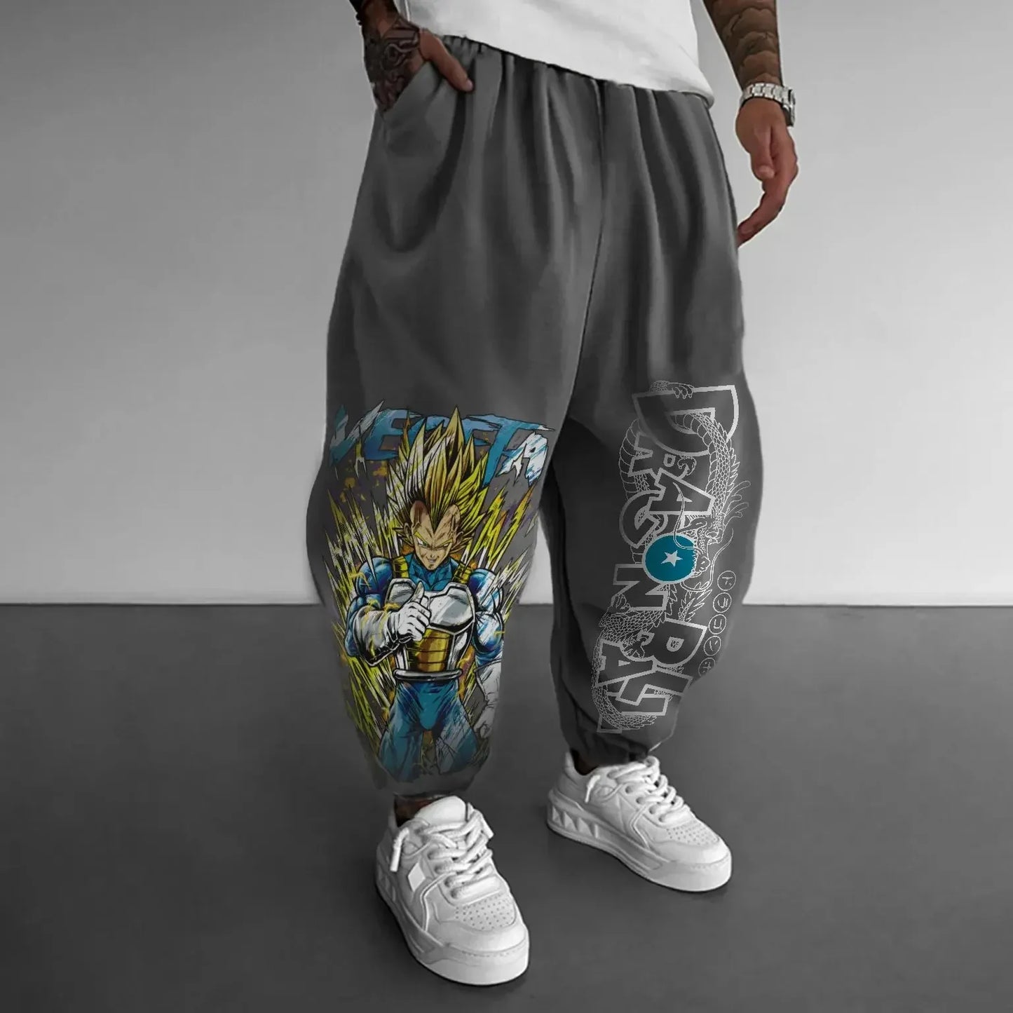 New Autumn Winter Y2k Dragon Ball Z Men's Sports Pants Streetwear Anime Print Joggers Trousers Harajuku Casual Gym Sweatpants