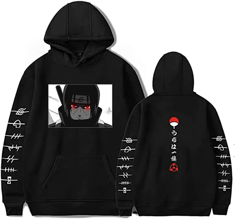 Naruto Akatsuki Cloud Hoodie Unisex Fashion Printed Pullover Autumn & Winter Comfortable Streetwear Best Selling Hip Pop Top