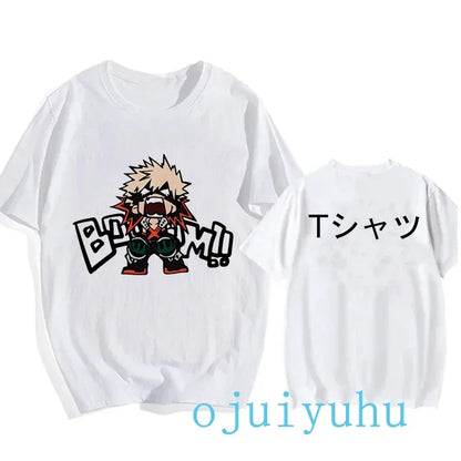 My Hero Academia Black/White T Shirt Collection