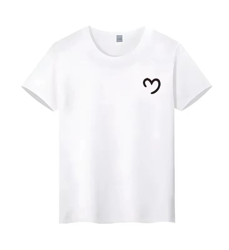 New Trendy T-shirt  Selling Vortex Naruto Sasuke Pure Cotton Men's and Women's  Short Sleeved Shirt 2026 New Summer