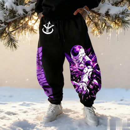 Dragon Ball Broly Anime Pants Men Graphic Print Joggers Sweatpants Casual Hip Hop Trousers Y2k Fashion Winter Autumn Streetwear
