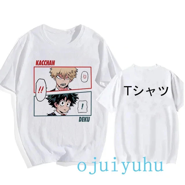 My Hero Academia Black/White T Shirt Collection
