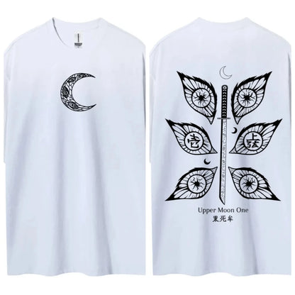 Demon Slayer Japanese Hot-blooded Anime Classic Characters Sports Casual Short-sleeved Comfortable Half-sleeved Popular Top