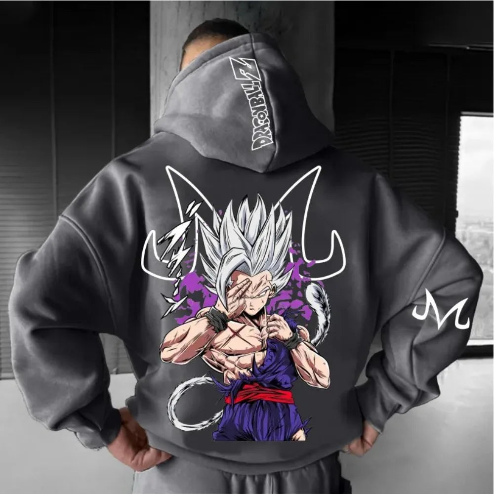 Dragon Ball Men's Hoodie Goku Japan Anime Summer Boy Children's Sweater Y2k Harajuku Long Sleeve Top Parent-Child Clothing