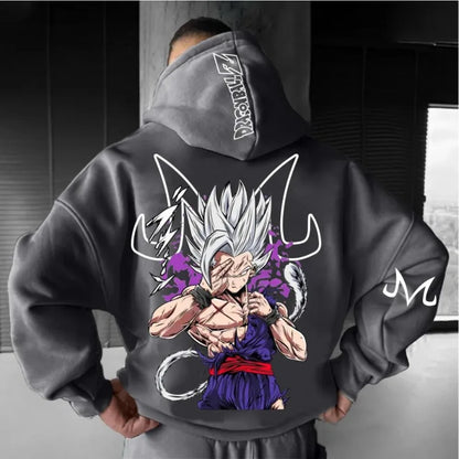 Dragon Ball Men's Hoodie Goku Japan Anime Summer Boy Children's Sweater Y2k Harajuku Long Sleeve Top Parent-Child Clothing