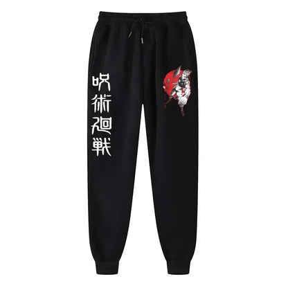 2025 Men's and women's sports pants Japanese anime Jujustu Kaisen printed jogging pants casual pants fitness exercise pants