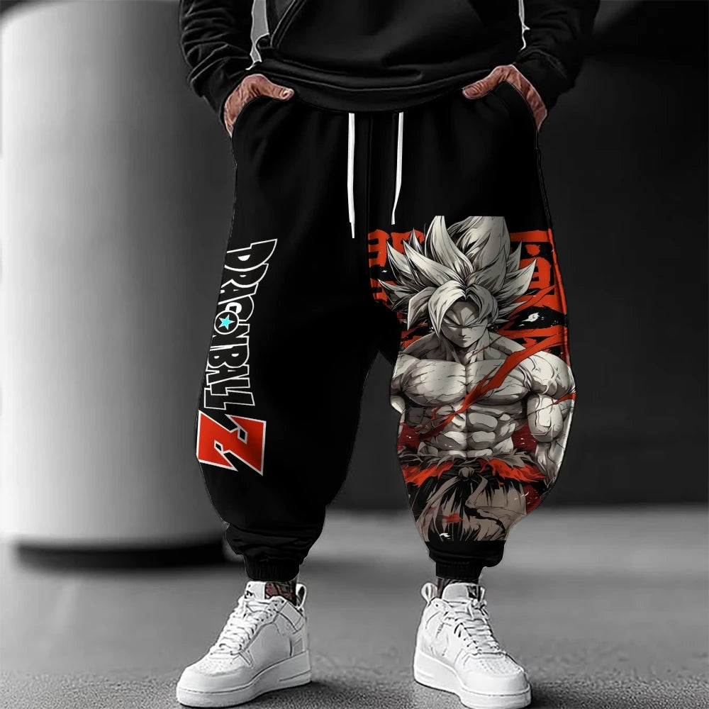 Dragon Ball Z Anime Pants Anime Cotton Loose Fit Men Women Autumn Winter Jogger Streetwear Gym Y2k Oversized Workout Men's New