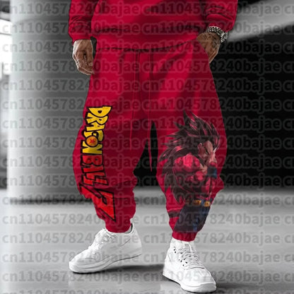 Dragon Ball Men's Pants Sportswear Majin Buu Spring Autumn and Winter Japan Anime Jogger Pants Harajuku Fashion Trousers