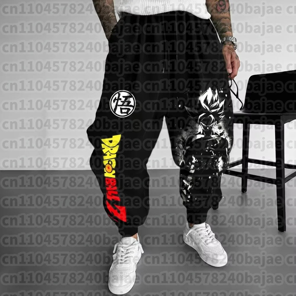 Dragon Ball Men's Pants Sportswear Majin Buu Spring Autumn and Winter Japan Anime Jogger Pants Harajuku Fashion Trousers