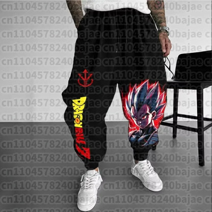 Dragon Ball Men's Pants Sportswear Majin Buu Spring Autumn and Winter Japan Anime Jogger Pants Harajuku Fashion Trousers