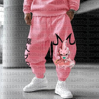 Dragon Ball Men's Pants Sportswear Majin Buu Spring Autumn and Winter Japan Anime Jogger Pants Harajuku Fashion Trousers