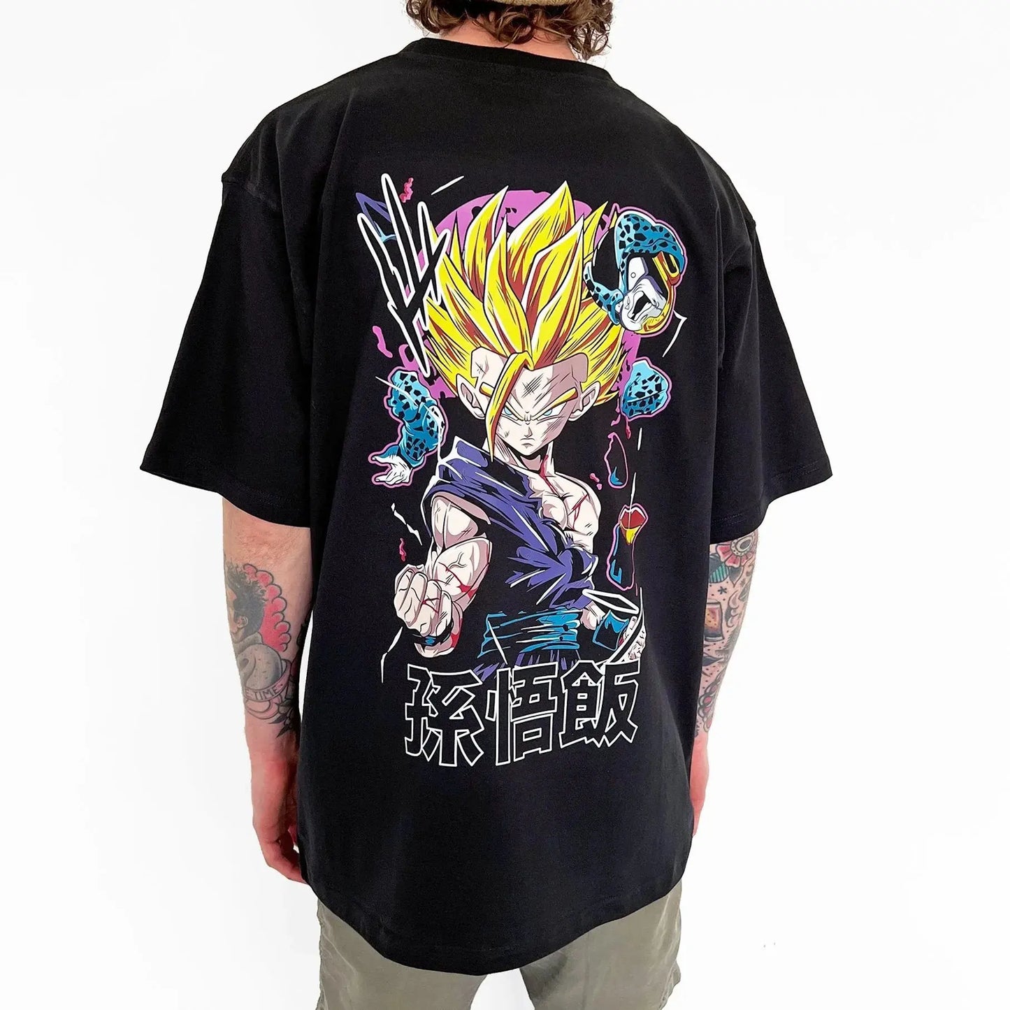 Dragon Ball 2025 Authentic Licensed T-Shirt - Son Goku Graphic Oversized Retro Tee, Comfortable Unisex Cotton for Fans