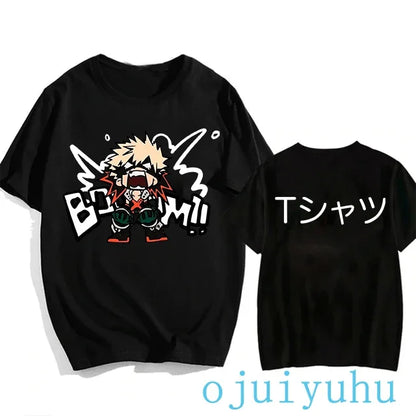 My Hero Academia Black/White T Shirt Collection