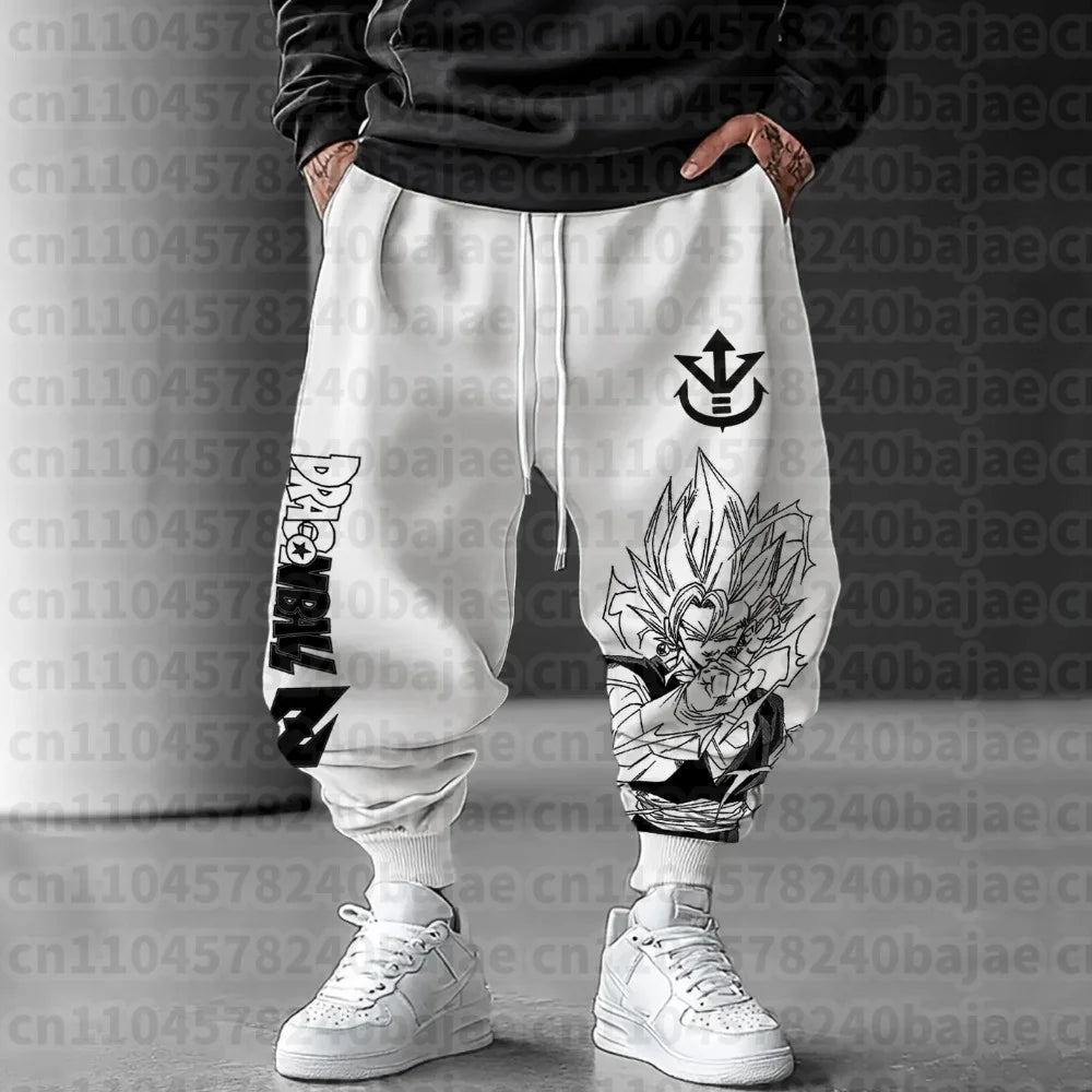 Dragon Ball Autumn/Winter New Sweatpants 2026 Men's Anime Print Loose Casual American Hip-hop Plus Size Ins Pure  Pants