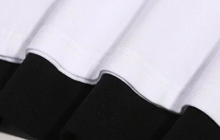 Demon Slayer Anime Co Branded Printed T-shirt Summer New Men's Japanese Harajuku Loose Casual Children's Parent Child Top