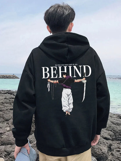 Jujutsu Kaisen Anime Hoodies Men Women Fushiguro Toji Manga Hooded Pullover Gothic Sweatshirts Hip Hop Streetwear Men's Clothing