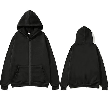 Attack on Titan Trendy Pattern Printed Zipper Hoodie Fashionable Casual Men's and Women's Fleece Versatile Punk Style Hoodie