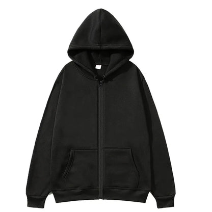 Attack on Titan Trendy Pattern Printed Zipper Hoodie Fashionable Casual Men's and Women's Fleece Versatile Punk Style Hoodie