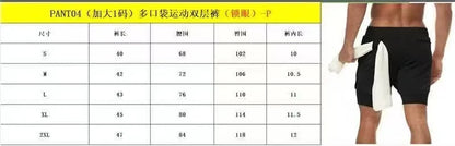 Naruto Anime Mens Gym Quick-Drying Jogging Shorts Fitness Workout Running 2 in 1 Short Pants Men Sports Bodybuilding Sweatpants