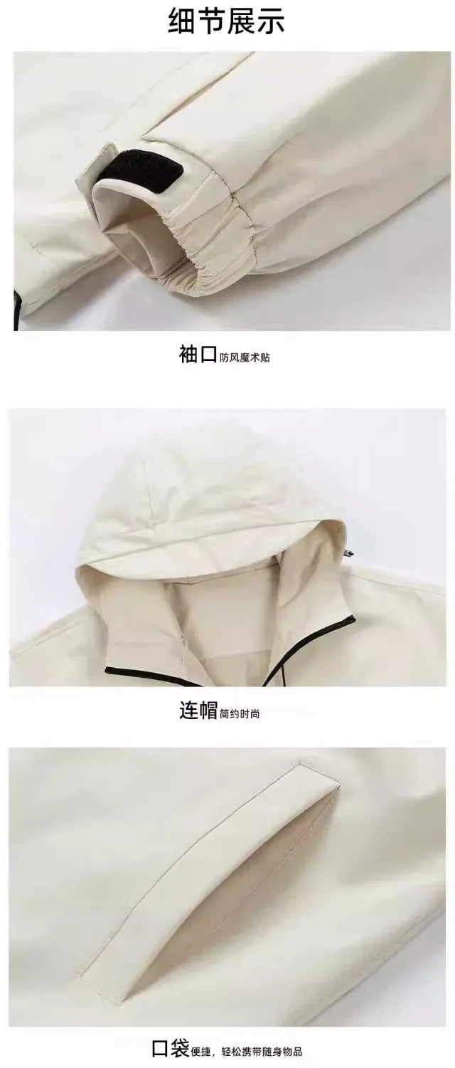 Naruto Akatsuki anime cartoon cute windbreaker anime style for boys and girls couples spring and autumn hooded coat jacket gift