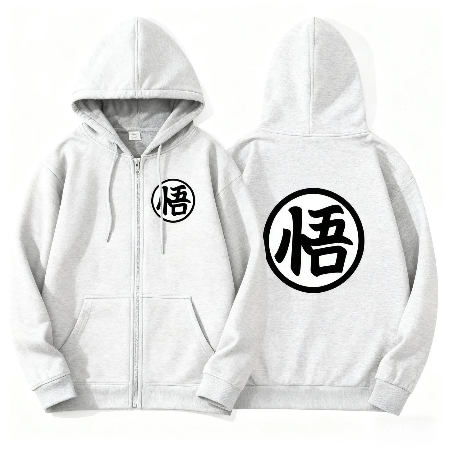 Spring Autumn New Dragon Ball Anime Zip Up Hoodie Men Women Sweatshirt Streetwear Oversized Casual Long Sleeve Jacket Cosplay