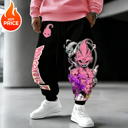 Super Saiyan Majin Buu Anime Dragon Ball Harajuku Men Winter Sports Pants Streetwear Women Casual Leggings Sweatpants Unisex Bot