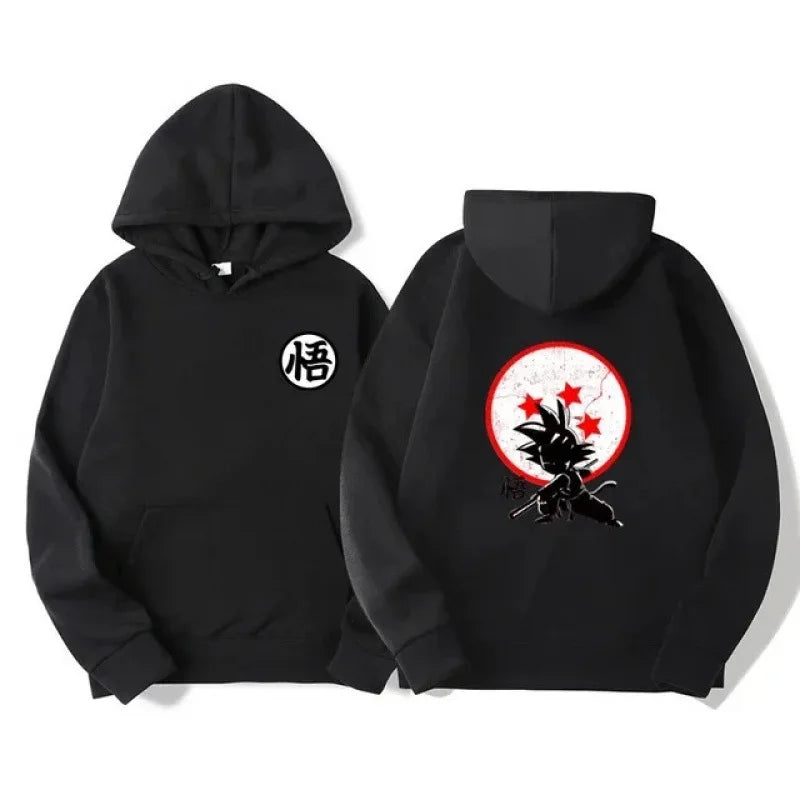 Dragon Ball Hoodie - Premium Cotton, Breathable & Elastic | Stylish Pullover Hoodie | Perfect for Anime, Casual & Leisure!