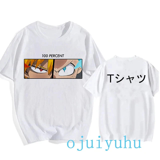 My Hero Academia Black/White T Shirt Collection