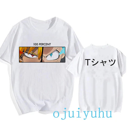 My Hero Academia Black/White T Shirt Collection