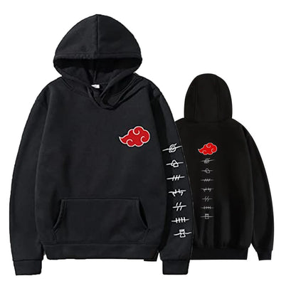 Naruto Akatsuki Cloud Hoodie Unisex Fashion Printed Pullover Autumn & Winter Comfortable Streetwear Best Selling Hip Pop Top