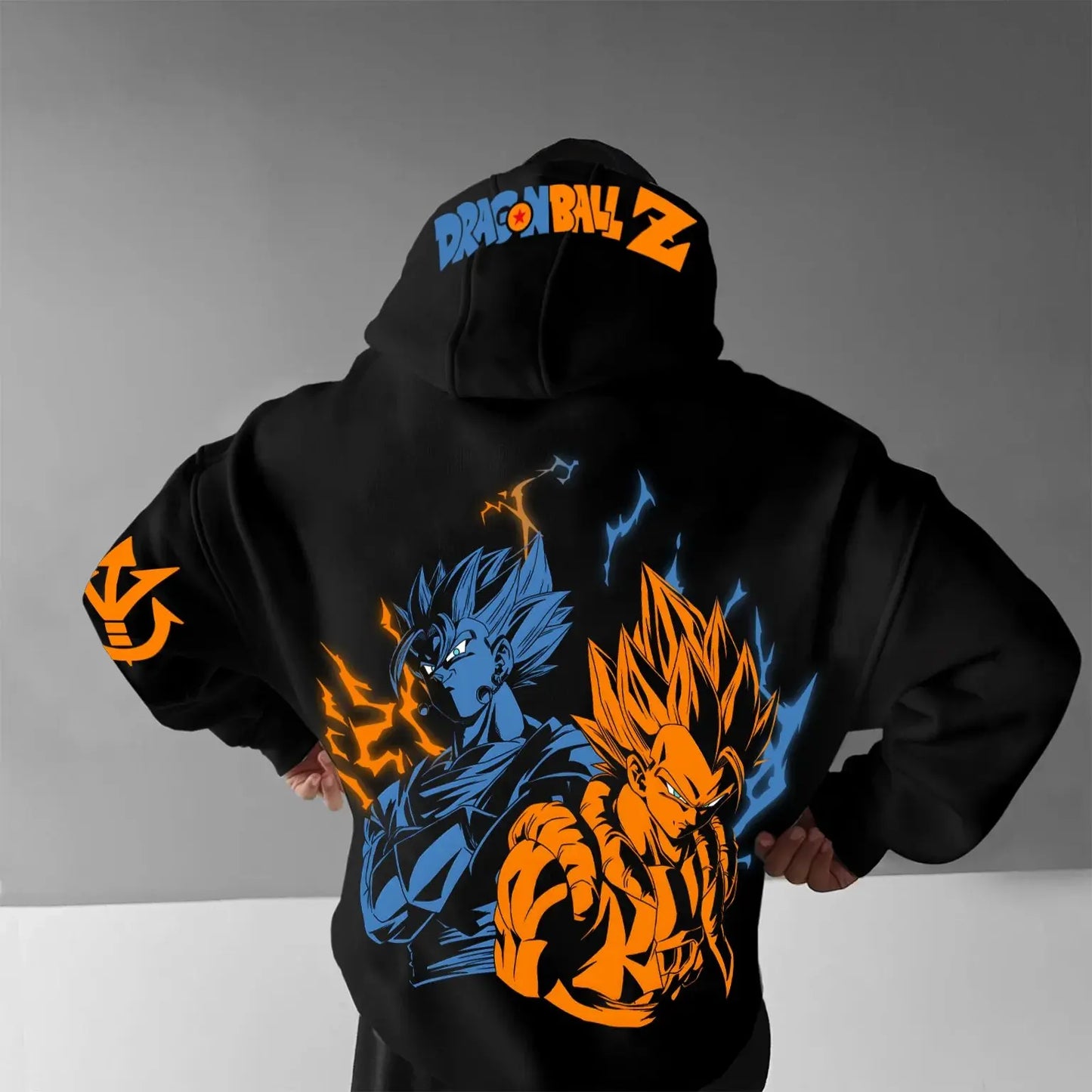 Dragon Ball Goku Vegeta Saiyan Hooded Sweatshirt Men Women Anime Graphic Pullover Hoodie Streetwear Casual Spring Autumn Y2k Top