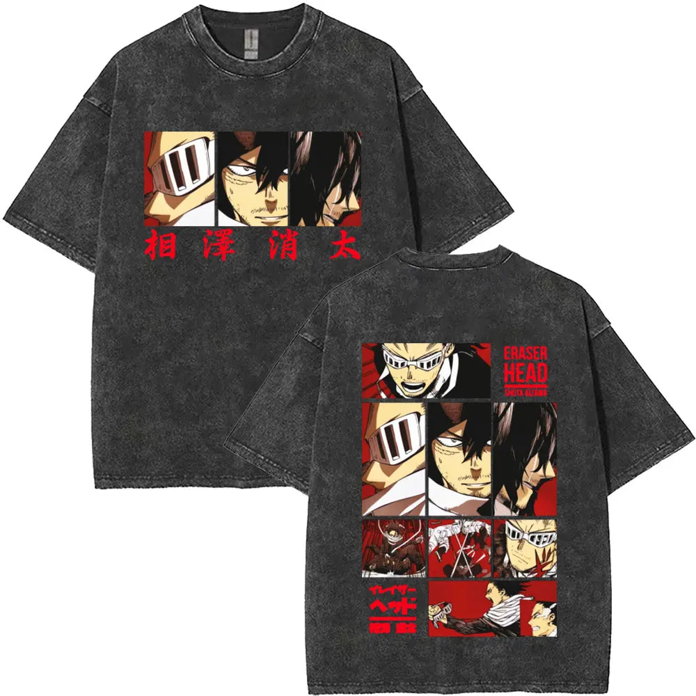My Hero Academia Graphic Washed T-Shirt Collection