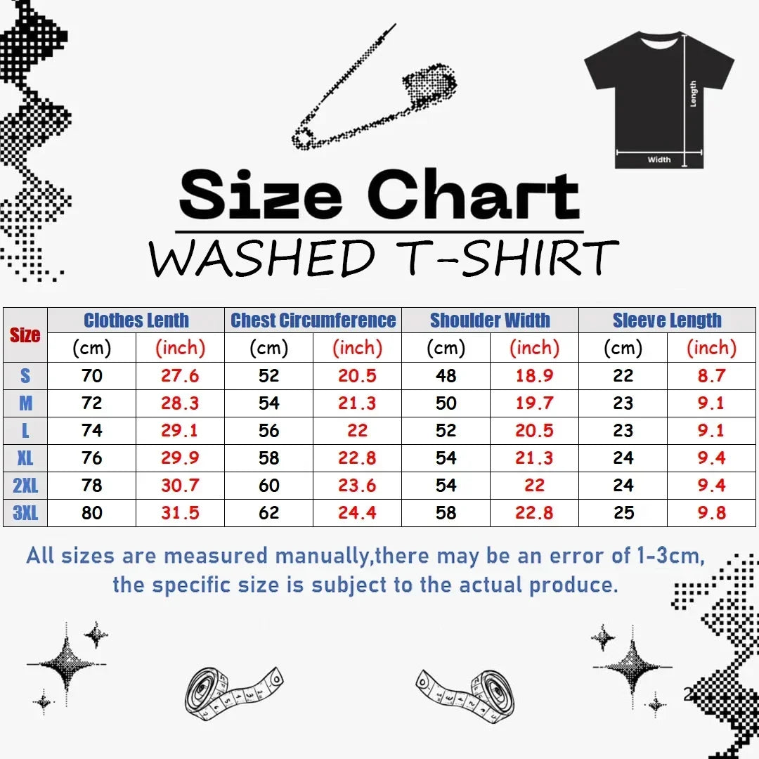 Hot Sale Attack on Titan Peripherals Graphic Print T-Shirt Men Women Retro Washed Cotton Harajuku Style Oversized Summer New Top