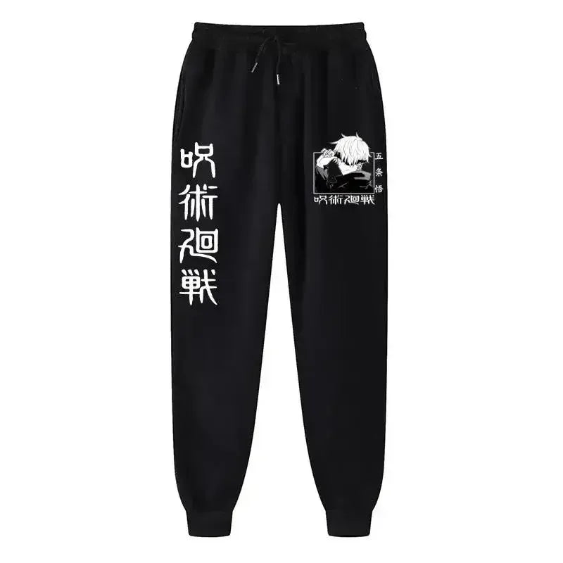 2025 Men's and women's sports pants Japanese anime Jujustu Kaisen printed jogging pants casual pants fitness exercise pants