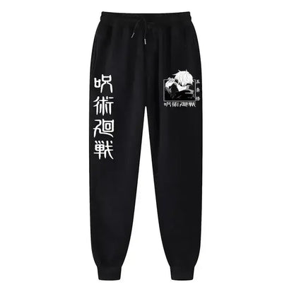 2025 Men's and women's sports pants Japanese anime Jujustu Kaisen printed jogging pants casual pants fitness exercise pants