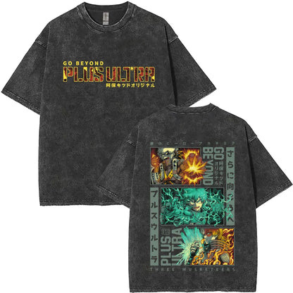 My Hero Academia Graphic Washed T-Shirt Collection
