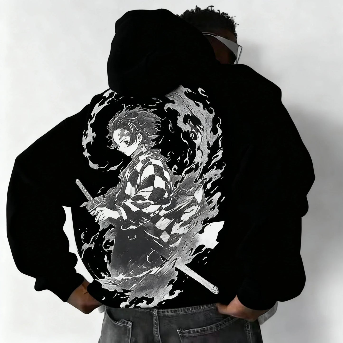 Demon Slayer Collaboration Pure Cotton Men's and Women's Hoodie for Spring and Summer  New Item Street Casual Loose Top