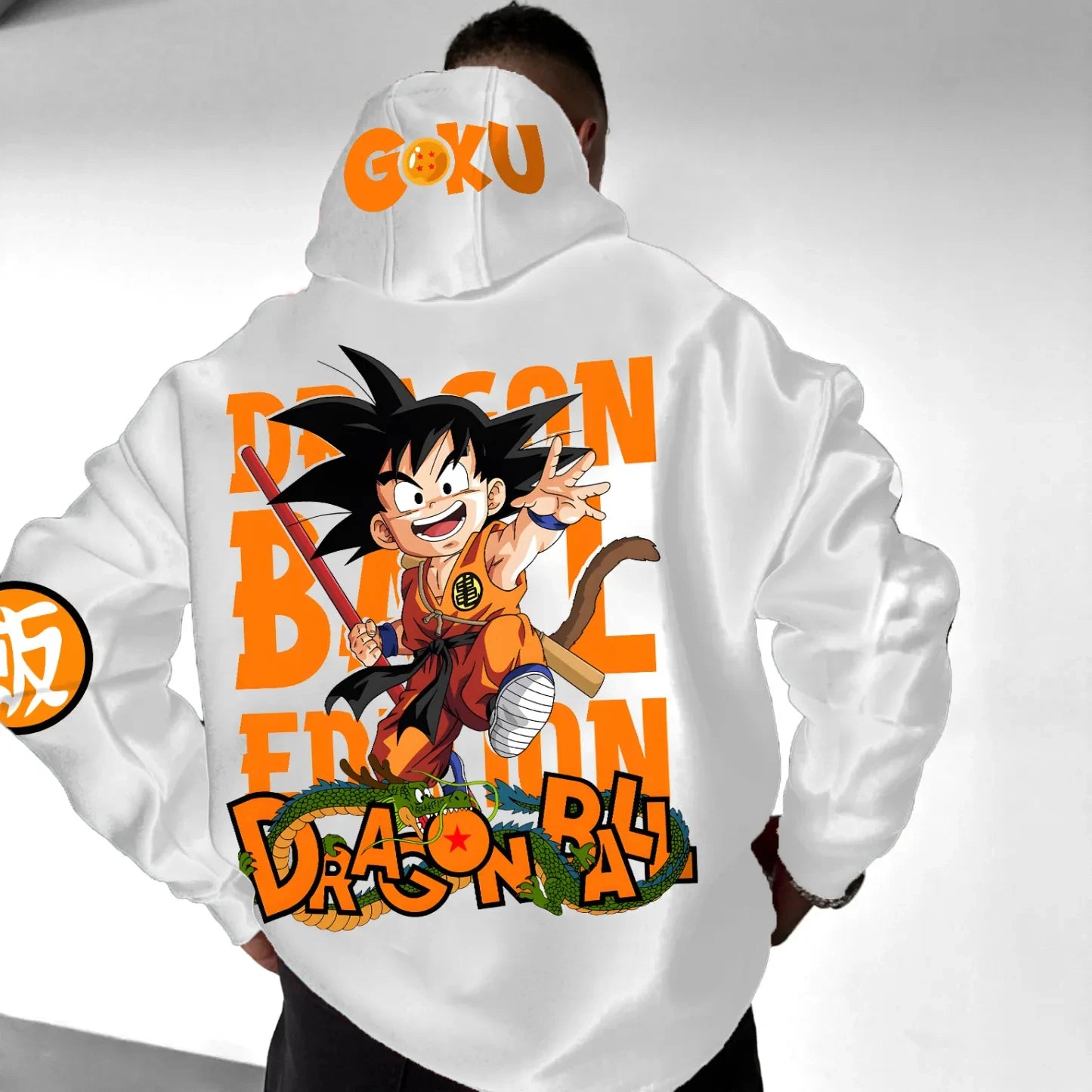 Son Goku Dragon Ball Autumn Harajuku Men Hoodie Streetwear Women Vintage Winter Oversized Hooded Sweatshirt Long Sleeve Unisex