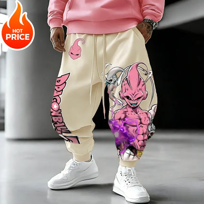 Super Saiyan Majin Buu Anime Dragon Ball Harajuku Men Winter Sports Pants Streetwear Women Casual Leggings Sweatpants Unisex Bot