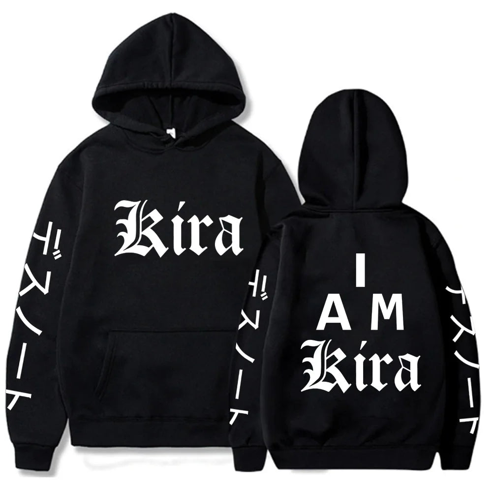 Death Note Hoodies Spring MenHoodies Boys Harajuku Girl Hip Hop Pullover Fancy Music Gift Casual Loose Comfortable Sweatshirt