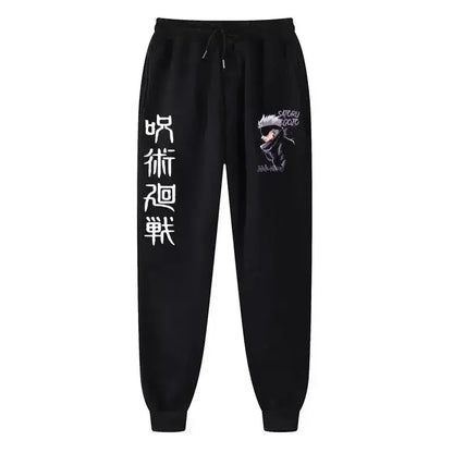 2025 Men's and women's sports pants Japanese anime Jujustu Kaisen printed jogging pants casual pants fitness exercise pants